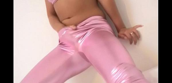  I cant wait to tease you in my tight pink PVC panties
